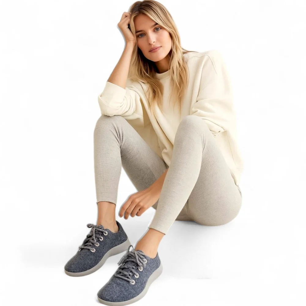 Allbirds Wool Runners Women’s 8 Natural Grey | Lightweight Merino Eco-Friendly
